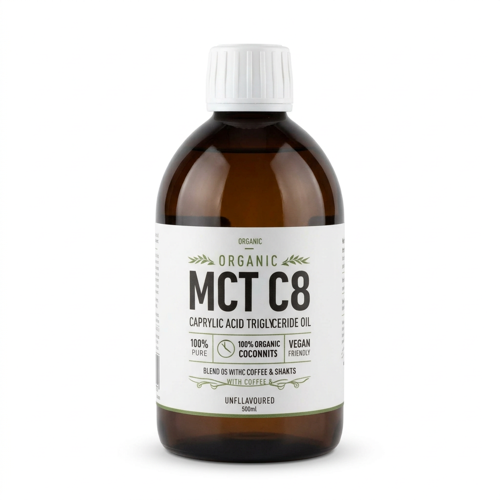 Huile MCT C8 Bio - 500 ml